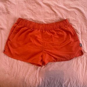 Women’s orange Patagonia shorts - size XL